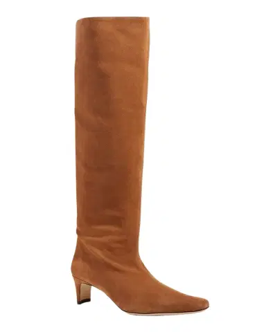 STAUD Wally Suede Knee-High Boots | Thumbnail 1