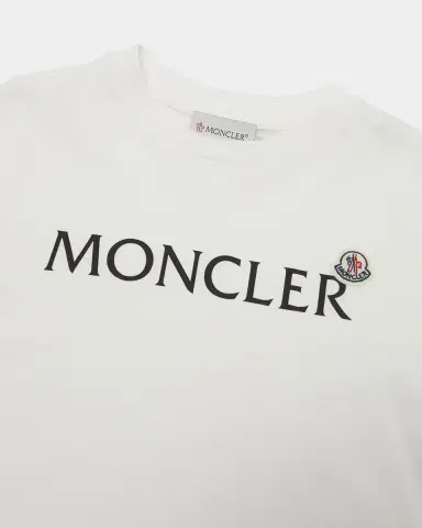 Moncler Boy 's Logo-Print Short-Sleeve Shirt | Thumbnail 3