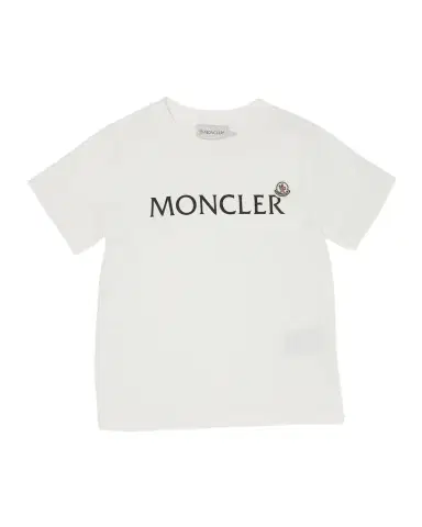 Moncler Boy 's Logo-Print Short-Sleeve Shirt | Thumbnail 1