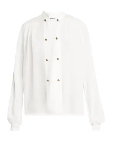 Giorgio Armani Double-Breasted Silk Blouse | Thumbnail 1 Giorgio Armani Double-Breasted Silk Blouse | Thumbnail 1