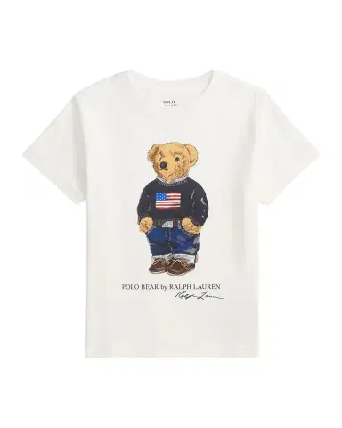 Polo Ralph Lauren Boy 's Polo Bear Flag Print Short-Sleeve T-Shirt | Thumbnail 1