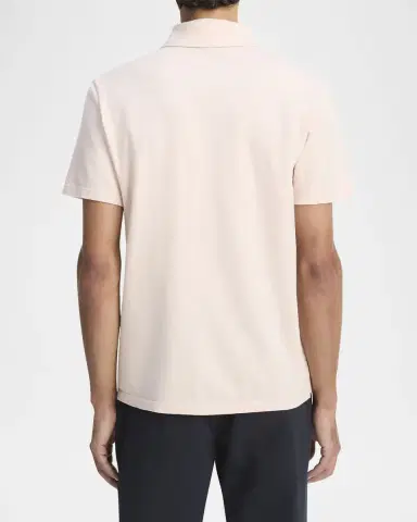 Vince Men 's Garment-Dyed Polo Shirt | Thumbnail 3