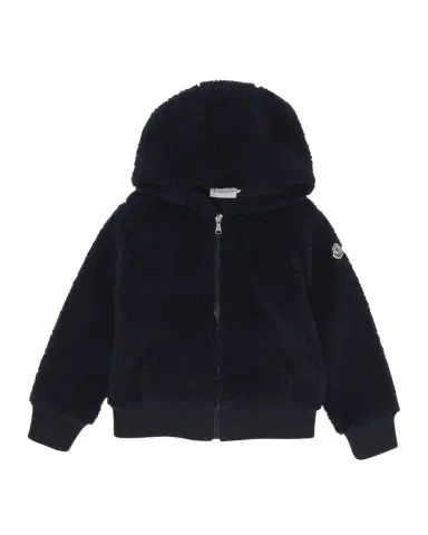 Moncler Boy 's Teddy Fleece Zip-Front Sweatshirt | Thumbnail 1 Moncler Boy 's Teddy Fleece Zip-Front Sweatshirt | Thumbnail 1
