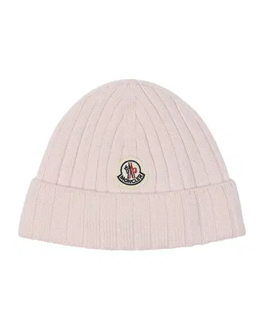 Moncler Girl 's Logo Ribbed Wool Beanie | Thumbnail 1