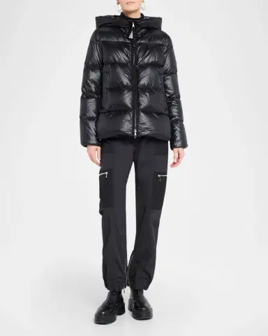 Moncler Serittes Hooded Short Down Jacket | Thumbnail 2 Moncler Serittes Hooded Short Down Jacket | Thumbnail 2