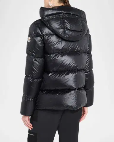 Moncler Serittes Hooded Short Down Jacket | Thumbnail 3 Moncler Serittes Hooded Short Down Jacket | Thumbnail 3