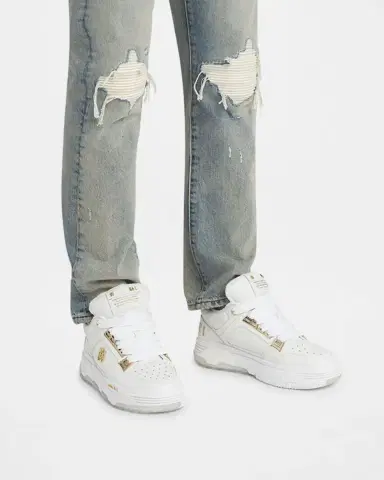 AMIRI Men's MA-1 Leather High-Top Sneakers | Thumbnail 2