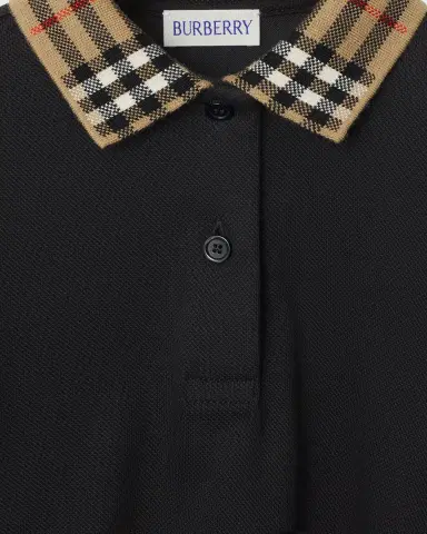 Burberry Girl's Astrid Check Polo Shirtdress | Thumbnail 3 Burberry Girl's Astrid Check Polo Shirtdress | Thumbnail 3