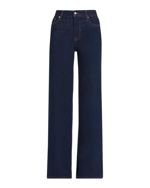 FRAME Le Slim Palazzo Long Jeans