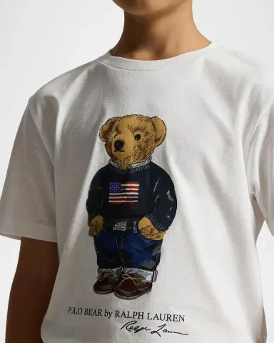 Polo Ralph Lauren Boy 's Polo Bear Flag Print Short-Sleeve T-Shirt | Thumbnail 5