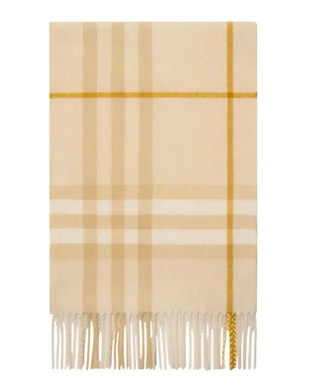 Giant Check Cashmere Scarf