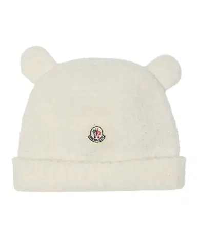 Moncler Girl's Wool Fleece Infant Beanie with Teddy Bear Ears | Thumbnail 1
