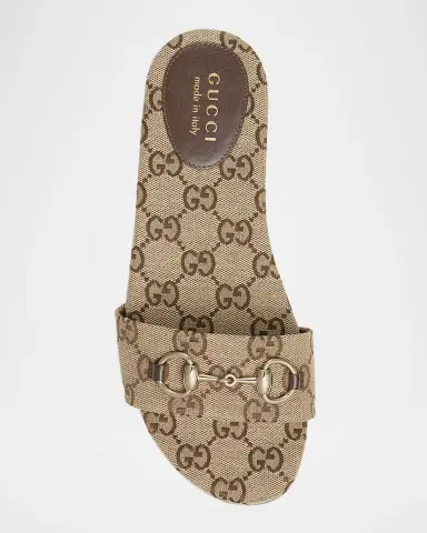 Gucci GG Canvas Siaga Slide Sandals | Thumbnail 5 Gucci GG Canvas Siaga Slide Sandals | Thumbnail 5