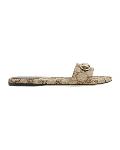 Gucci GG Canvas Siaga Slide Sandals | Thumbnail 1 Gucci GG Canvas Siaga Slide Sandals | Thumbnail 1