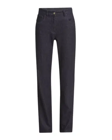 Giorgio Armani Cotton-Cashmere Denim Straight-Leg Trousers | Thumbnail 1 Giorgio Armani Cotton-Cashmere Denim Straight-Leg Trousers | Thumbnail 1