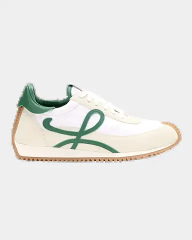 Loewe Men's Flow Runner 2.0 Nylon and Suede Sneakers | Thumbnail 2 Loewe Men's Flow Runner 2.0 Nylon and Suede Sneakers | Thumbnail 2