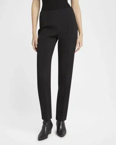 Giorgio Armani Pintuck Slim-Leg Cady Trousers | Thumbnail 4 Giorgio Armani Pintuck Slim-Leg Cady Trousers | Thumbnail 4