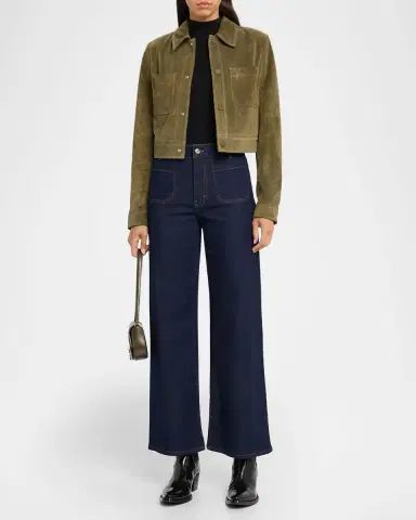 Frame Le Slim Palazzo Modernist Pocket Jeans | Thumbnail 2