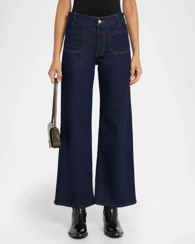 Frame Le Slim Palazzo Modernist Pocket Jeans | Thumbnail 4