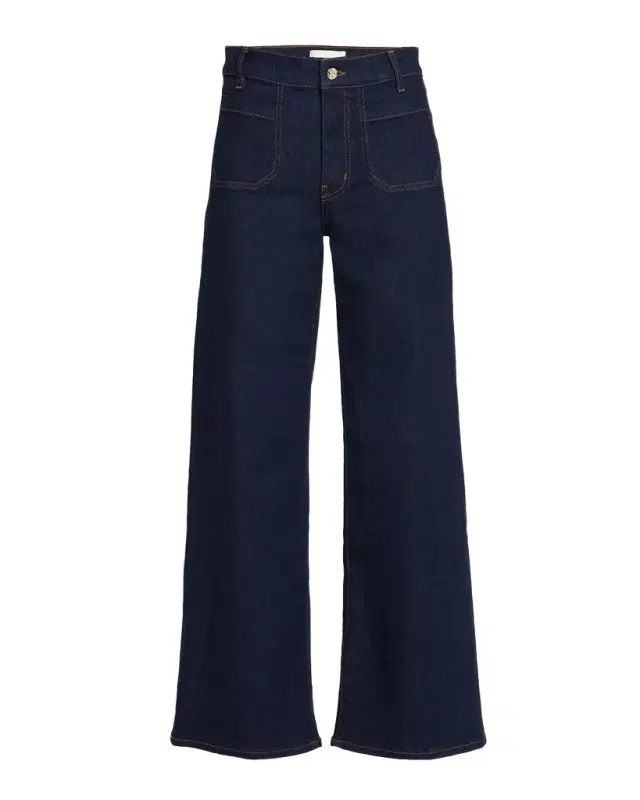 FRAME Le Slim Palazzo Modernist Pocket Jeans