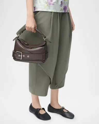 Loewe Puzzle Biker Top-Handle Bag in Shiny Leather | Thumbnail 8 Loewe Puzzle Biker Top-Handle Bag in Shiny Leather | Thumbnail 8