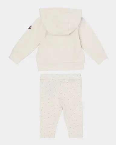Moncler Girl's Hoodie & Star-Print Leggings, Size 1M-3 | Thumbnail 2