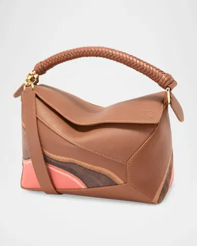 Loewe Puzzle Edge Small Top-Handle Bag in Nappa Leather | Thumbnail 2 Loewe Puzzle Edge Small Top-Handle Bag in Nappa Leather | Thumbnail 2