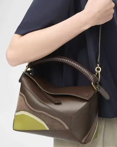 Loewe Puzzle Edge Small Top-Handle Bag in Nappa Leather | Thumbnail 4 Loewe Puzzle Edge Small Top-Handle Bag in Nappa Leather | Thumbnail 4