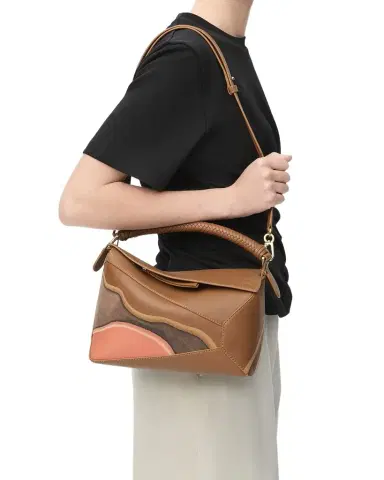Loewe Puzzle Edge Small Top-Handle Bag in Nappa Leather | Thumbnail 1 Loewe Puzzle Edge Small Top-Handle Bag in Nappa Leather | Thumbnail 1