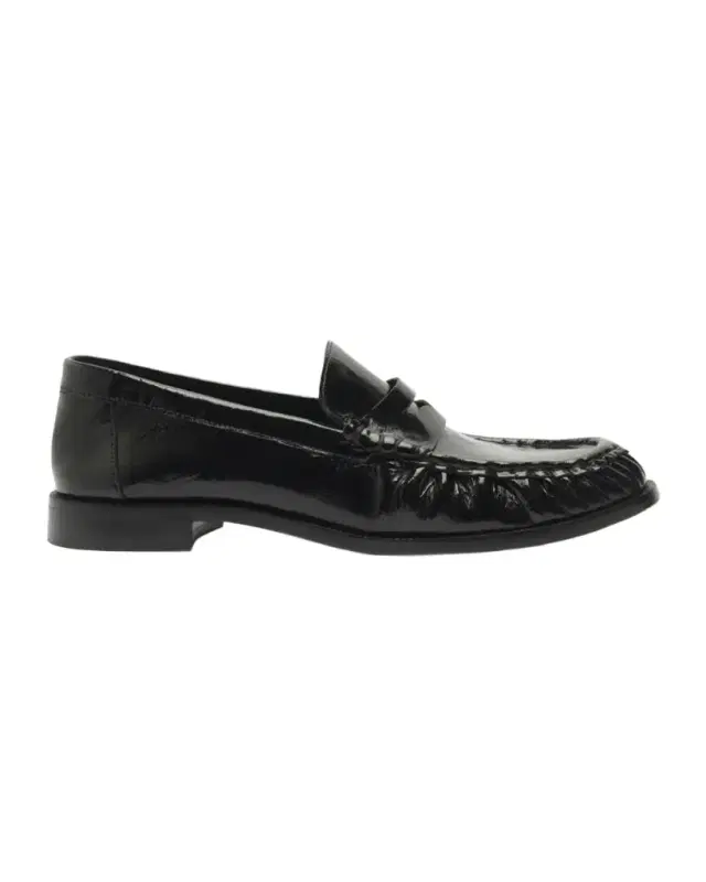 Schutz Tyche Shiny Leather Penny Loafers