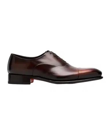 Santoni Men's Isaac Cap-Toe Leather Oxford Shoes | Thumbnail 1