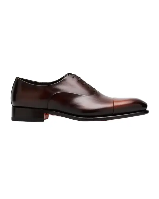 Men 's Isaac Cap-Toe Leather Oxford Shoes