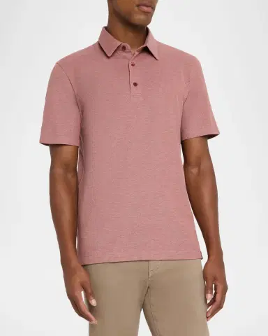 Brioni Men's Jersey Pique Polo Shirt | Thumbnail 3