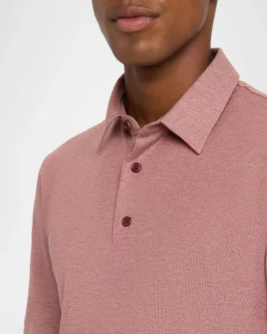 Brioni Men's Jersey Pique Polo Shirt | Thumbnail 5