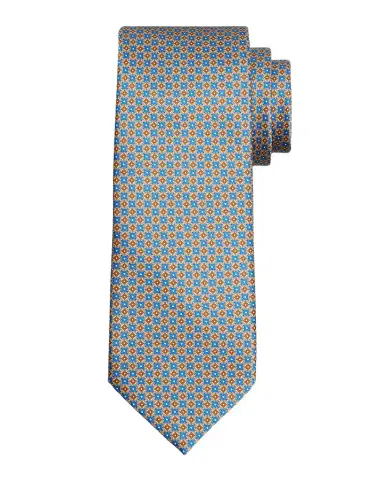 Stefano Ricci Men's Connected Medallion Silk Tie | Thumbnail 1 Stefano Ricci Men's Connected Medallion Silk Tie | Thumbnail 1
