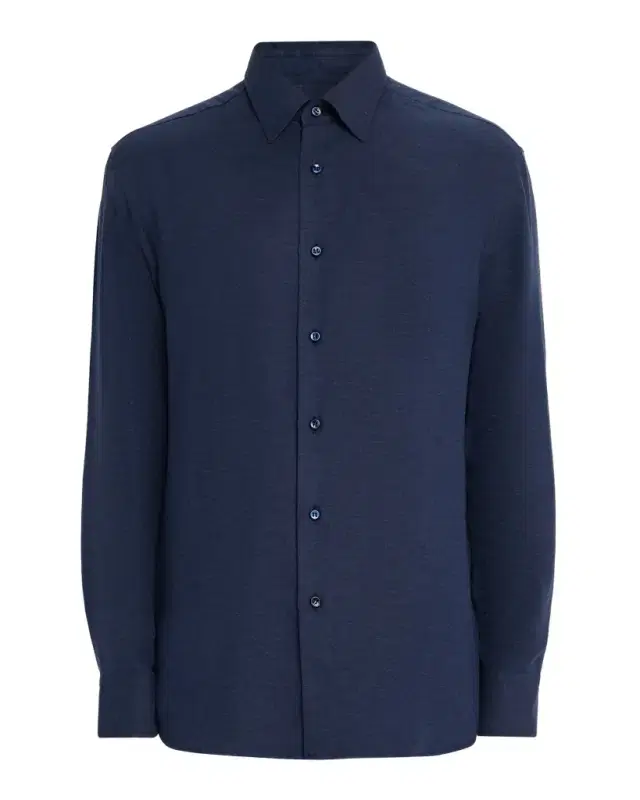 Brioni Men 's Cotton and Cashmere Sport Shirt