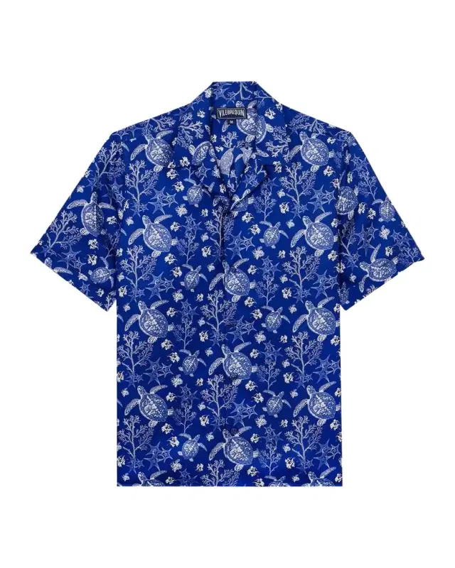 Men 's Silk X-Ray Turtles Bowling Shirt