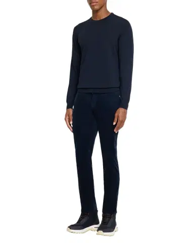 Kiton Men's 14 Micron Wool Crewneck Sweater | Thumbnail 1