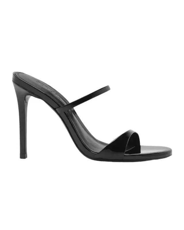 Schutz Jessica Patent Stiletto Mule Sandals