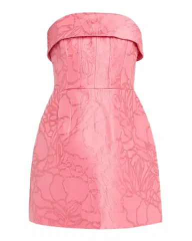 Rebecca Vallance Petra Strapless Jacquard Corset Mini Dress | Thumbnail 1