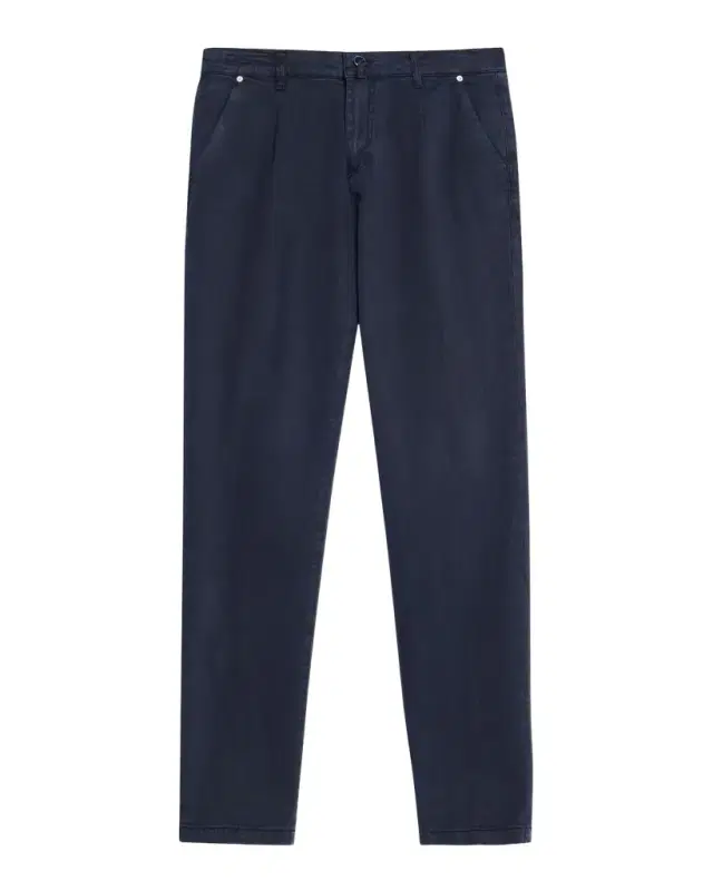 Kiton Men 's Straight Fit Flat-Front Pants