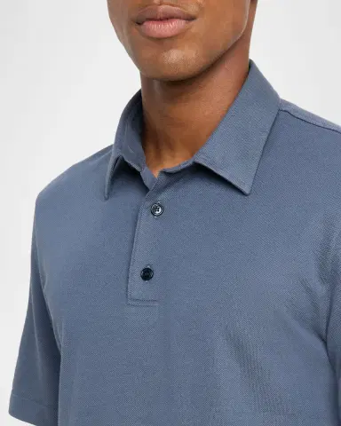 Brioni Men's Jersey Pique Polo Shirt | Thumbnail 5