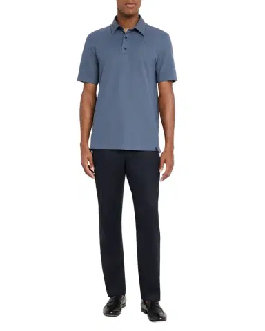 Brioni Men's Jersey Pique Polo Shirt | Thumbnail 1