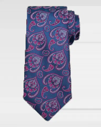 Charvet Men 's Petite Geometric Silk Tie | Thumbnail 2