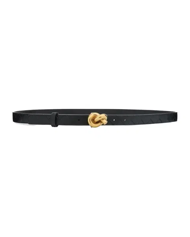 Bottega Veneta Intrecciato Leather Knot Belt