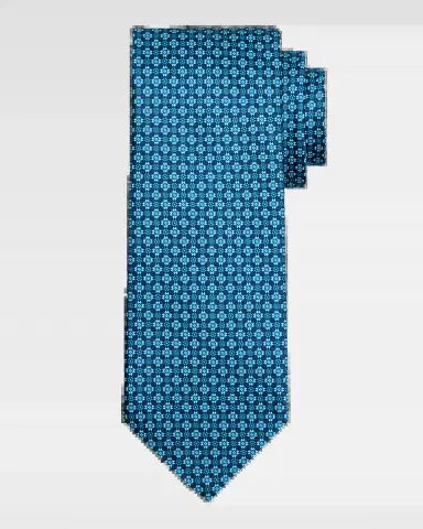 Stefano Ricci Men's Connected Geometric Silk Tie | Thumbnail 3 Stefano Ricci Men's Connected Geometric Silk Tie | Thumbnail 3