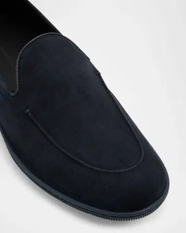 Giorgio Armani Men's Suede Sneaker Loafers | Thumbnail 5