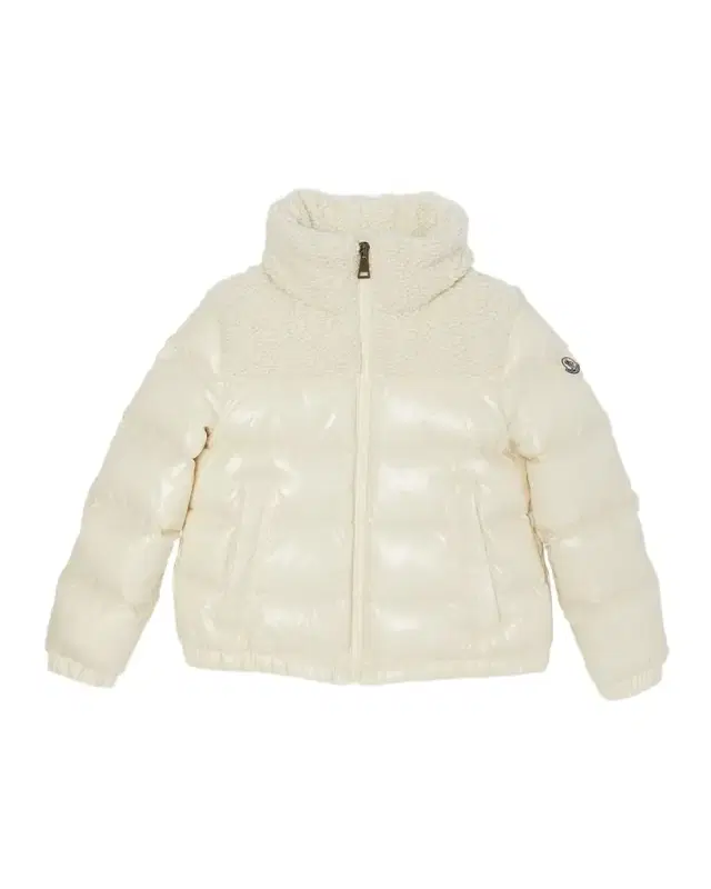 Moncler Girl 's Dima Textured-Yoke Down Jacket