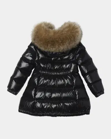 Moncler Girl 's Aruna Long Down Parka, Size -6 | Thumbnail 2