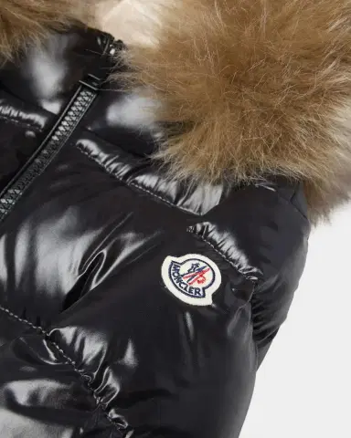 Moncler Girl 's Aruna Long Down Parka, Size -6 | Thumbnail 3